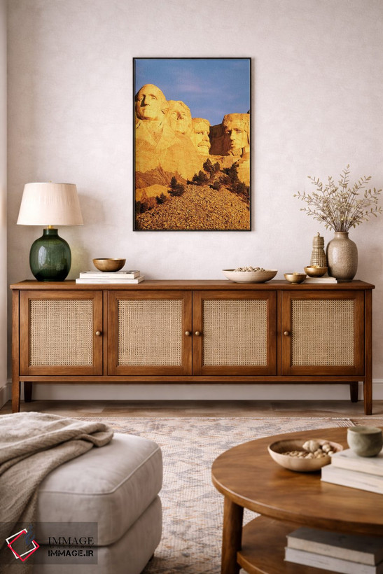 تابلو دکوراتیو Pennington County, South Dakota, USA,نخستین نور بر فراز ی… اثر والتر بیبیکوف - D4B