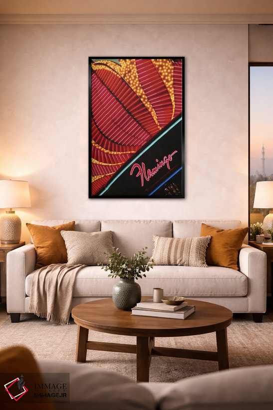 تابلو دکوراتیو Flamingo Las Vegas, Paradise, Clark County, Nevada, USA,ت… اثر والتر بیبیکوف - D3B