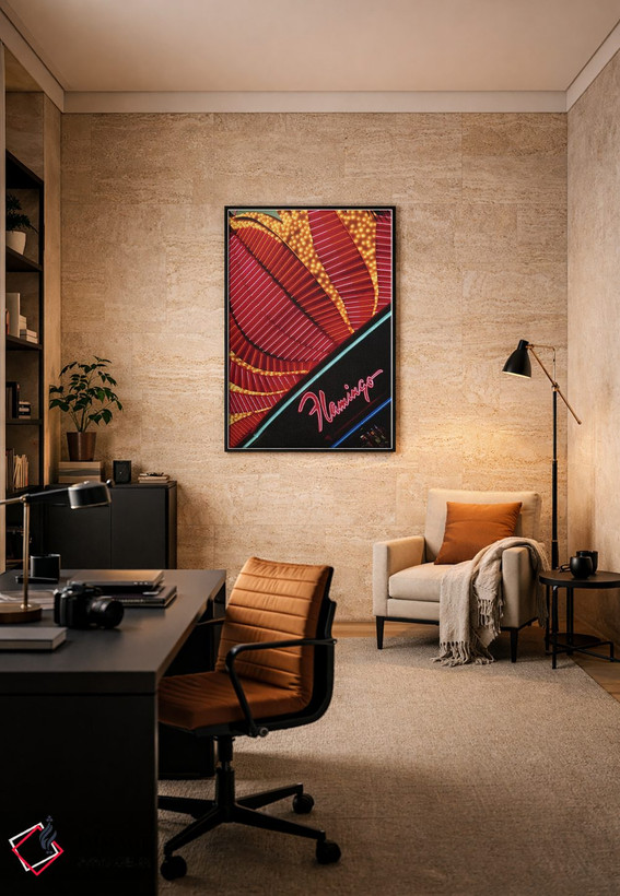 تابلو دکوراتیو Flamingo Las Vegas, Paradise, Clark County, Nevada, USA,ت… اثر والتر بیبیکوف - D5B