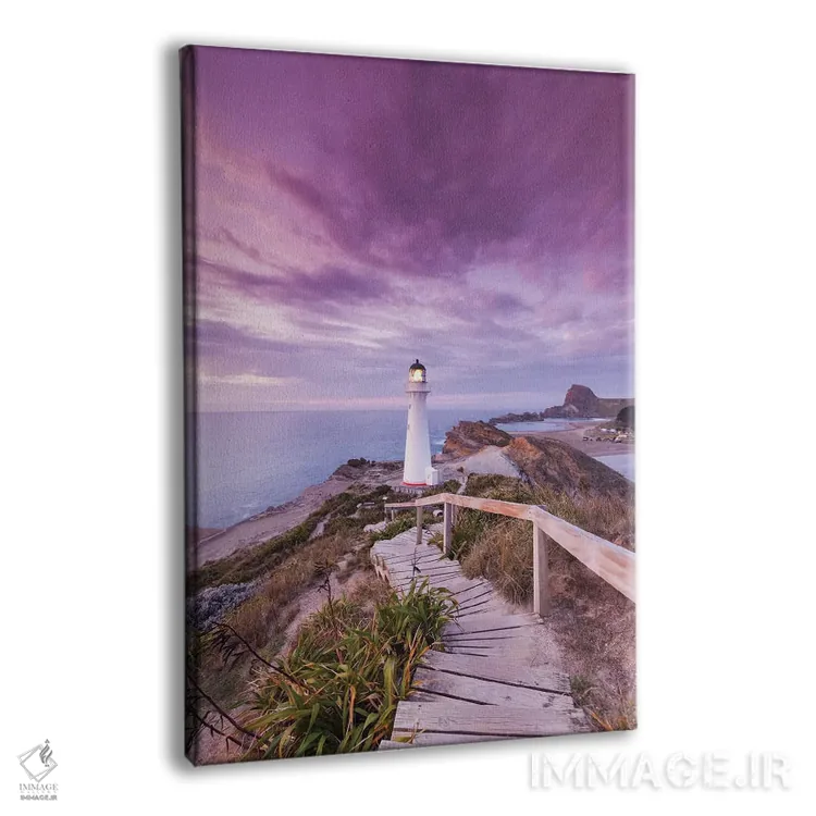 تابلو دکوراتیو North Island, Castlepoint. Castlepoint Lighthouse I,نیوزی… اثر والتر بیبیکوف - نمای پرسپکتیو محصول