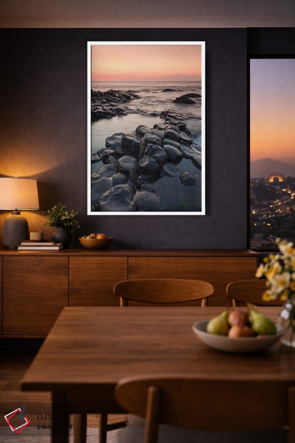 تابلو دکوراتیو County Antrim, Bushmills, Giants Causeway, basalt rock fo… اثر والتر بیبیکوف - D2W