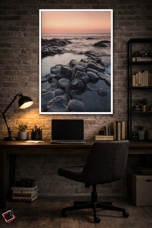 تابلو دکوراتیو County Antrim, Bushmills, Giants Causeway, basalt rock fo… اثر والتر بیبیکوف - D3W