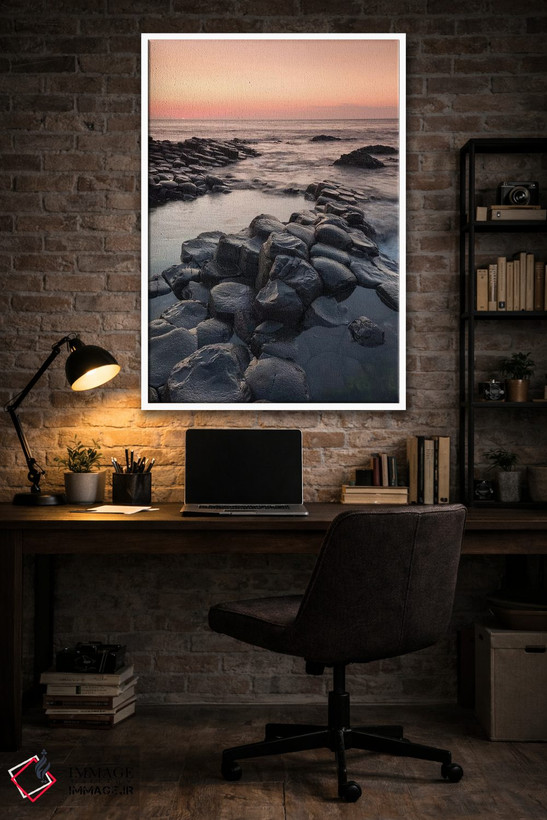 تابلو دکوراتیو County Antrim, Bushmills, Giants Causeway, basalt rock fo… اثر والتر بیبیکوف - D3W