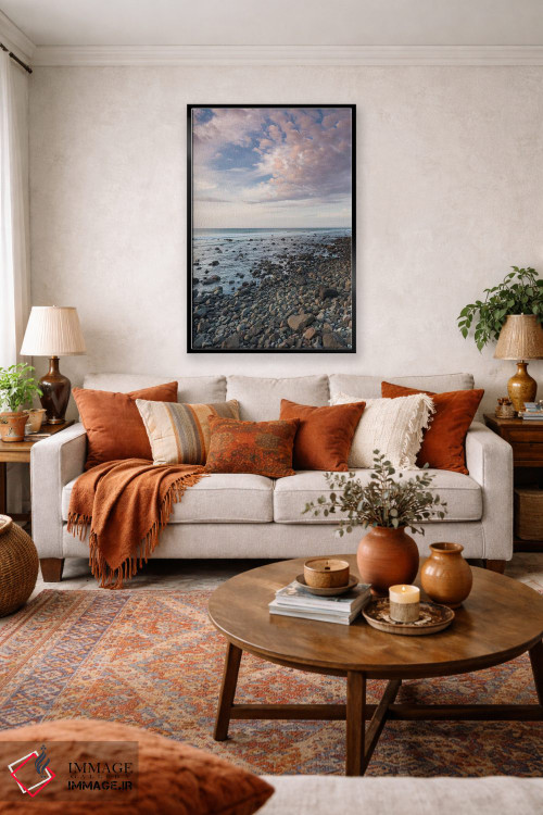 تابلو دکوراتیو North Island, Pungarehu. Cape Egmont, seascape II,نیوزیلن… اثر والتر بیبیکوف - D3B