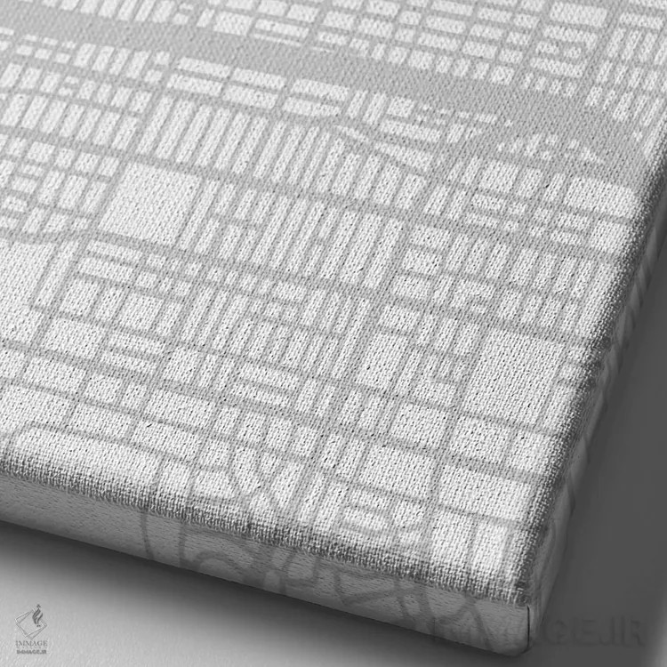 تابلو دکوراتیو California City Map Minimal Style,نقشه مینیمال شهر پاساد… اثر وال دکور ادیکت - نمای نزدیک بافت بوم