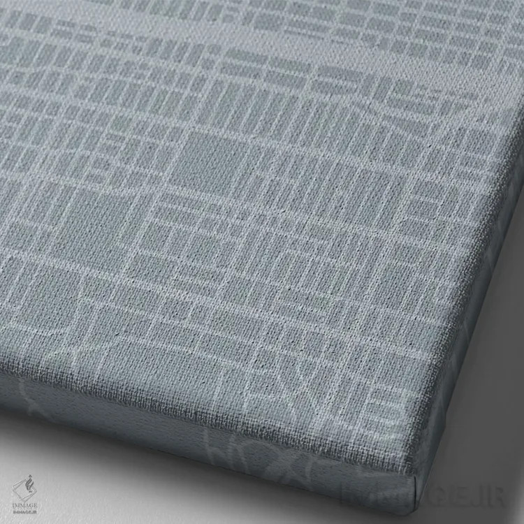 تابلو دکوراتیو California City Map Grey Blue Style,نقشه شهر پاسادنا، کا… اثر وال دکور ادیکت - نمای نزدیک بافت بوم