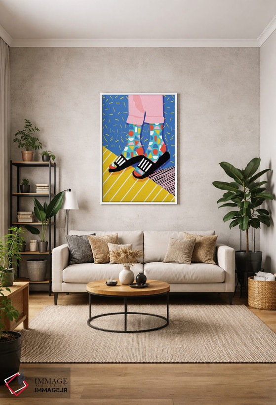 تابلو مدرن نمونه/نسخه آزمایشی اثر واکـا دیزاینز - D1W
