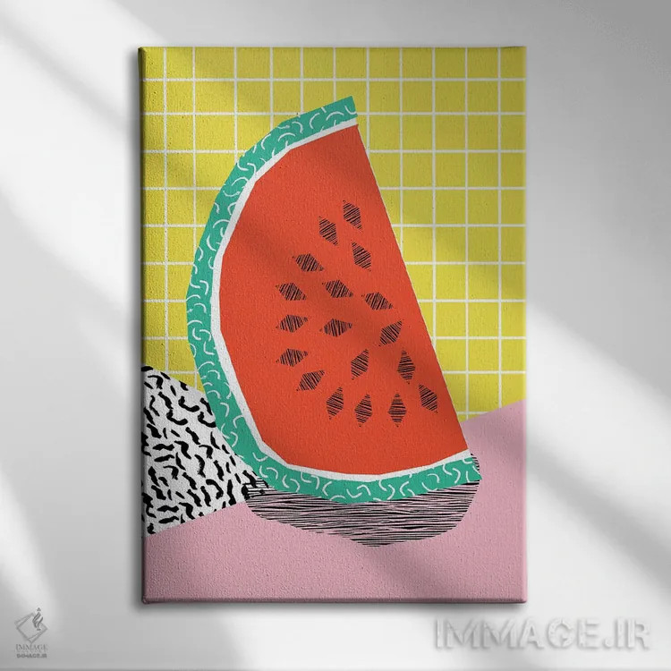 تابلو مدرن فوق العاده اثر واکـا دیزاینز - نمای روبهرو روی دیوار