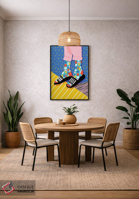 تابلو مدرن نمونه/نسخه آزمایشی اثر واکـا دیزاینز - D4B