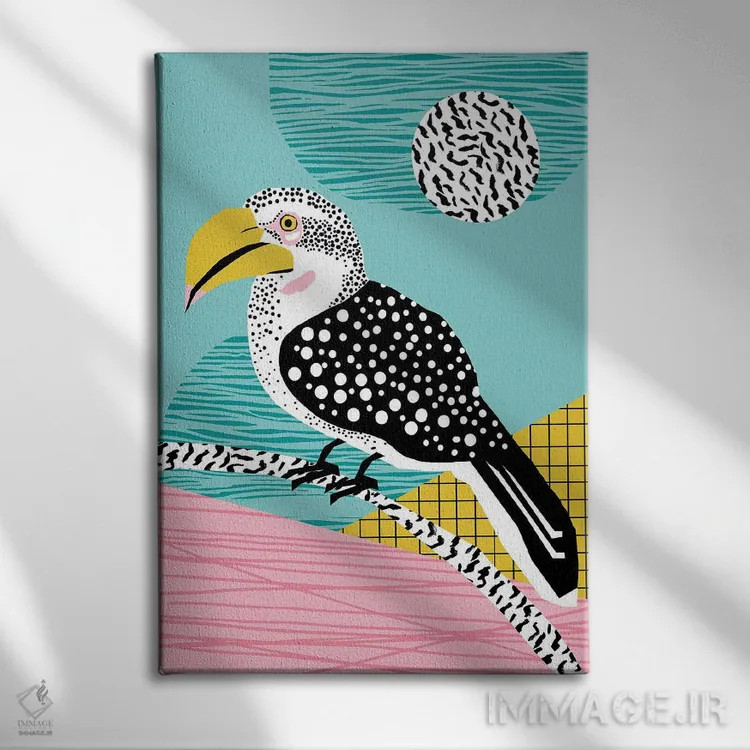 تابلو مدرن چی؟ اثر واکـا دیزاینز - نمای روبهرو روی دیوار