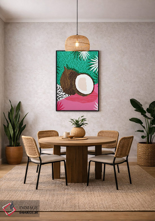 تابلو مدرن بادابینگ اثر واکـا دیزاینز - D5B