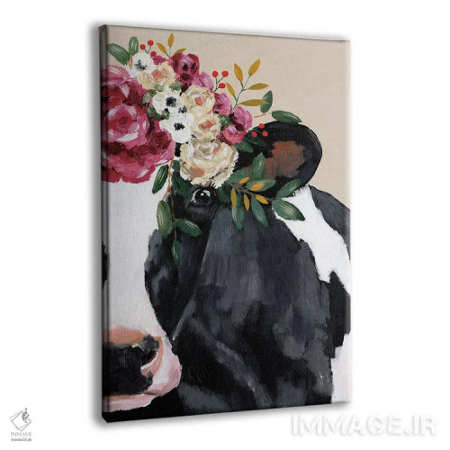 تابلو دکوراتیو دوست صمیمی با گل هایش اثر وایت لدر - نمای پرسپکتیو محصول
