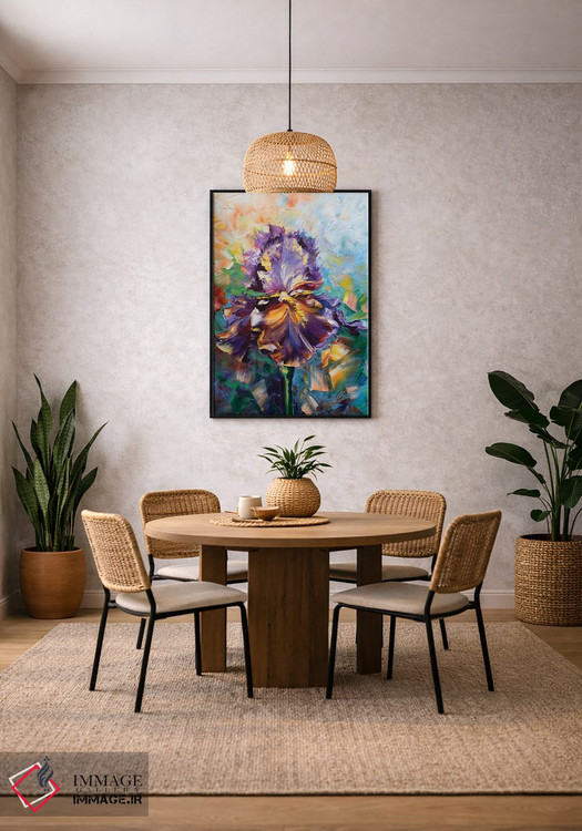 تابلو دکوراتیو زنبق ها دوم اثر ویلسون لاو - D4B