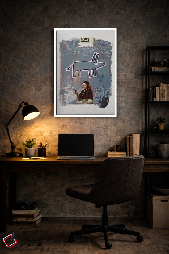 تابلو دکوراتیو Be Something,سریع باش، چیزی باش اثر ول ول - D5W