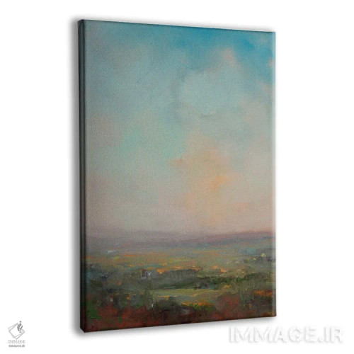 تابلو انتزاعی زندگی اکنون اثر ویلیام مک کارتی - نمای پرسپکتیو محصول