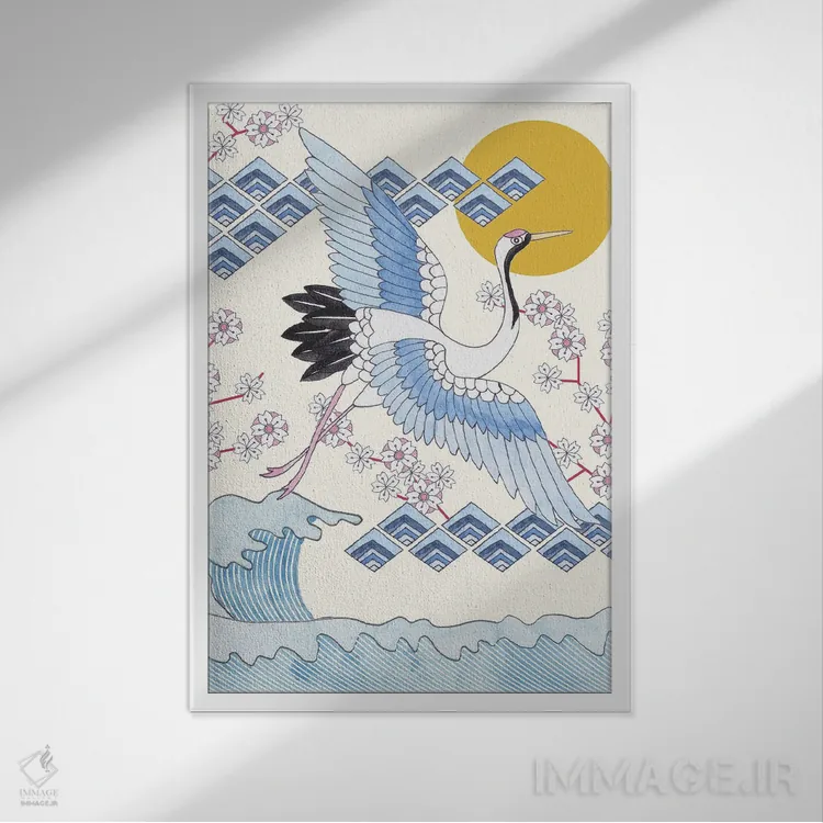 تابلو مدرن عبور III اثر ملیسا وانگ - نمای قابدار سفید