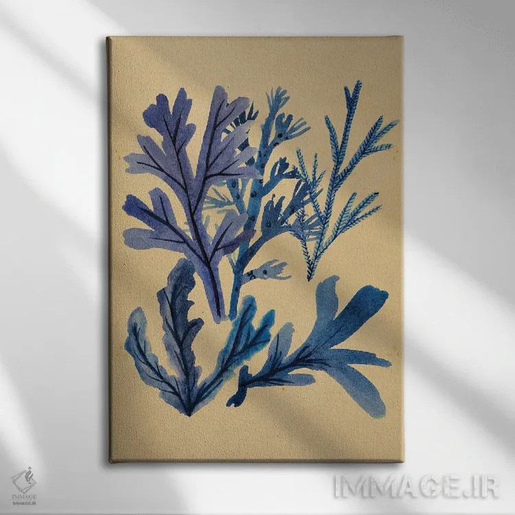 تابلو دکوراتیو جنگل زیر آب IV اثر ملیسا وانگ - نمای روبهرو روی دیوار