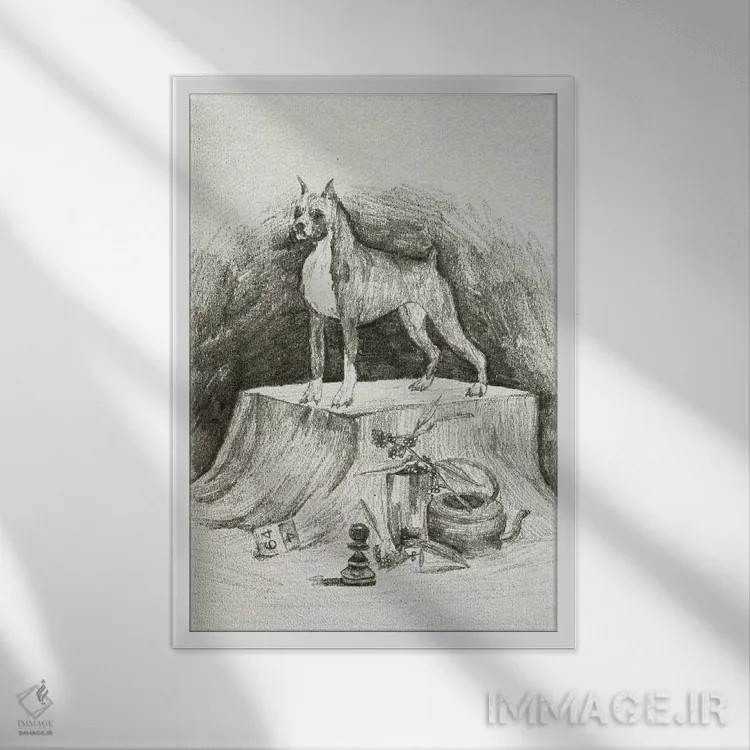 تابلو دکوراتیو یک جنتلمن IV اثر ملیسا وانگ - نمای قابدار سفید
