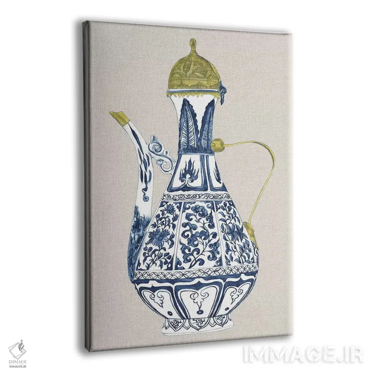 تابلو دکوراتیو گلدان چینی عتیقه II اثر ملیسا وانگ - نمای پرسپکتیو محصول