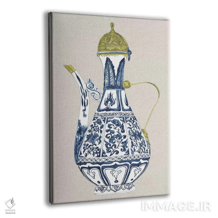 تابلو دکوراتیو گلدان چینی عتیقه II اثر ملیسا وانگ - نمای پرسپکتیو محصول