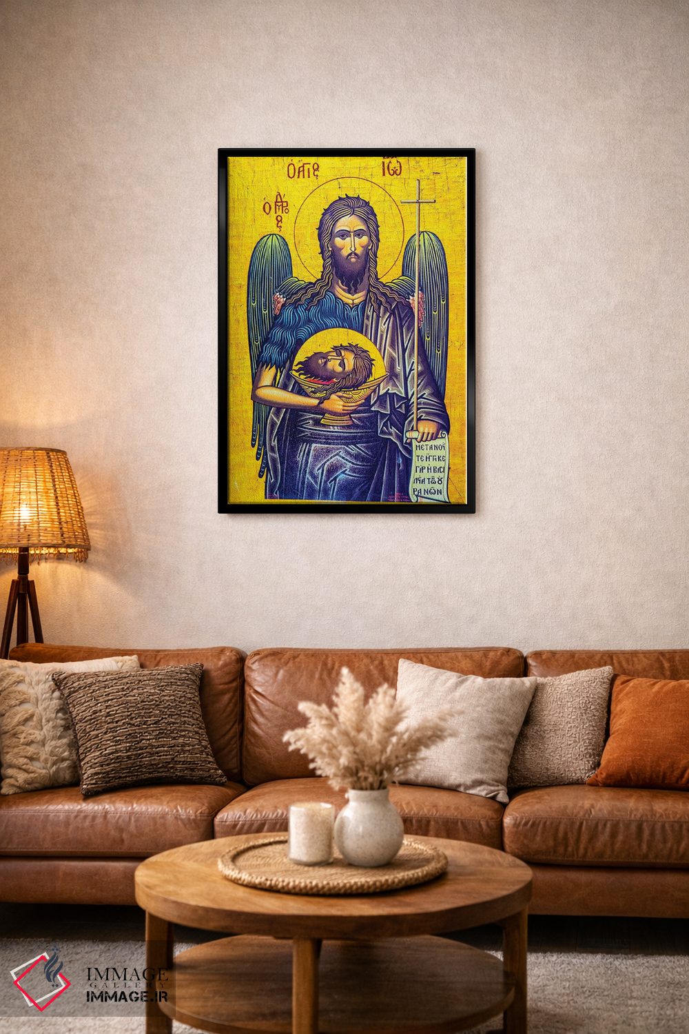 تابلو دکوراتیو Saint George's Greek Orthodox Church, Madaba, Jordan,یحیی تع… اثر ویلیام پری - D3B