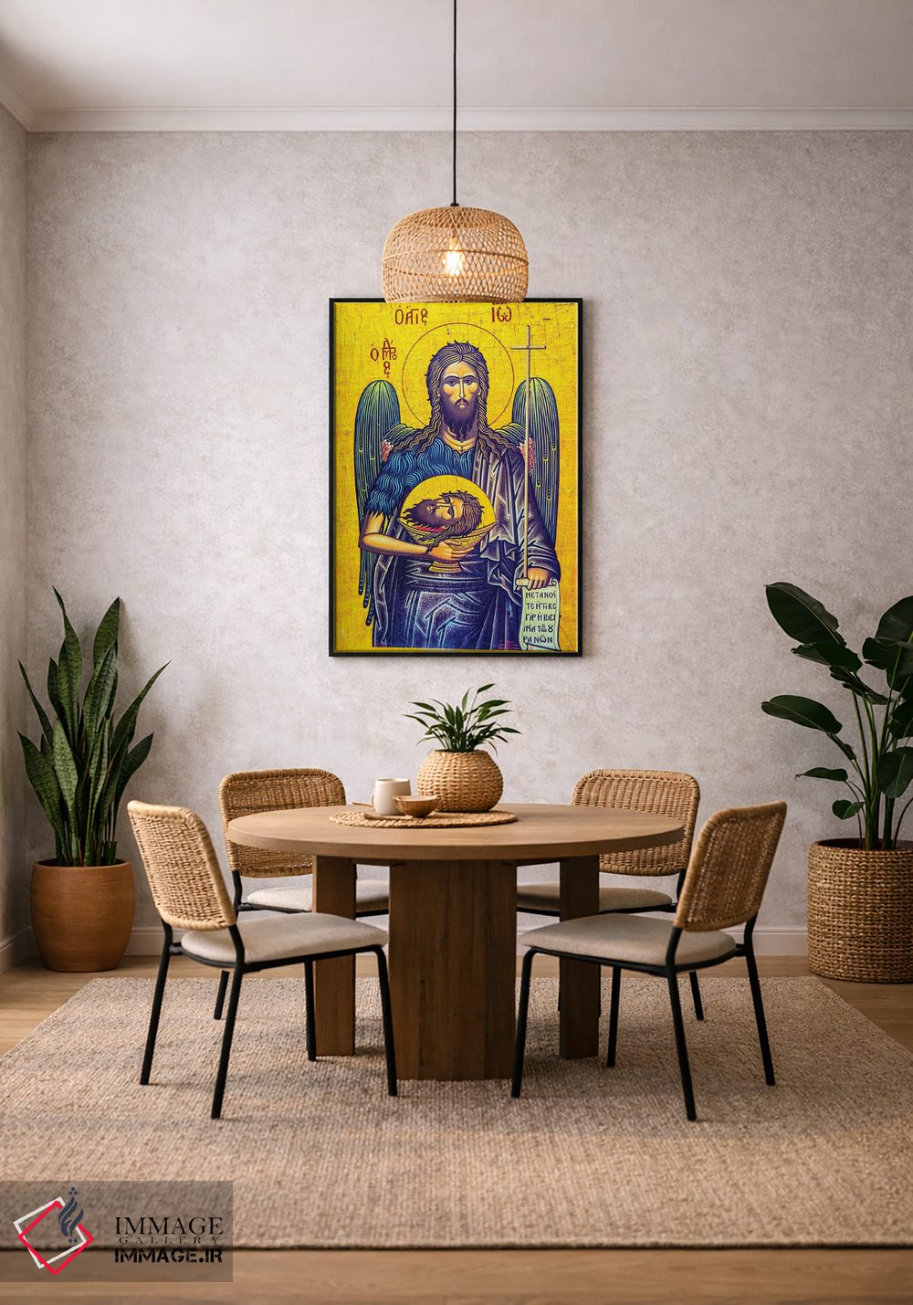 تابلو دکوراتیو Saint George's Greek Orthodox Church, Madaba, Jordan,یحیی تع… اثر ویلیام پری - D4B