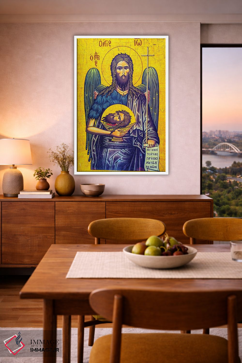 تابلو دکوراتیو Saint George's Greek Orthodox Church, Madaba, Jordan,یحیی تع… اثر ویلیام پری - D5W