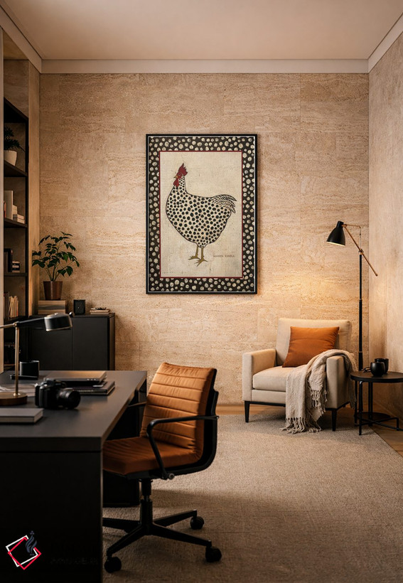 تابلو دکوراتیو خالدار اثر وارن کیمبل - D5B