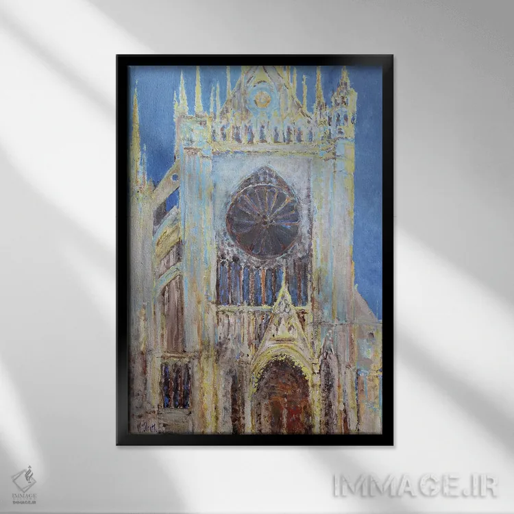 تابلو دکوراتیو کلیسا شماره ۱۲ اثر وین اسلیت - نمای قابدار مشکی
