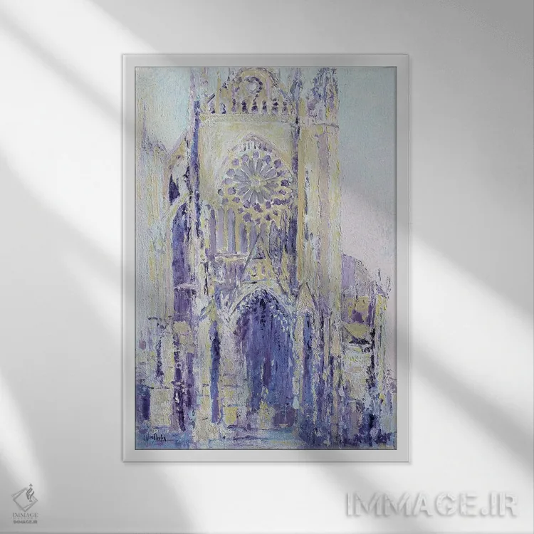 تابلو دکوراتیو کلیسا شماره ۱۱ اثر وین اسلیت - نمای قابدار سفید