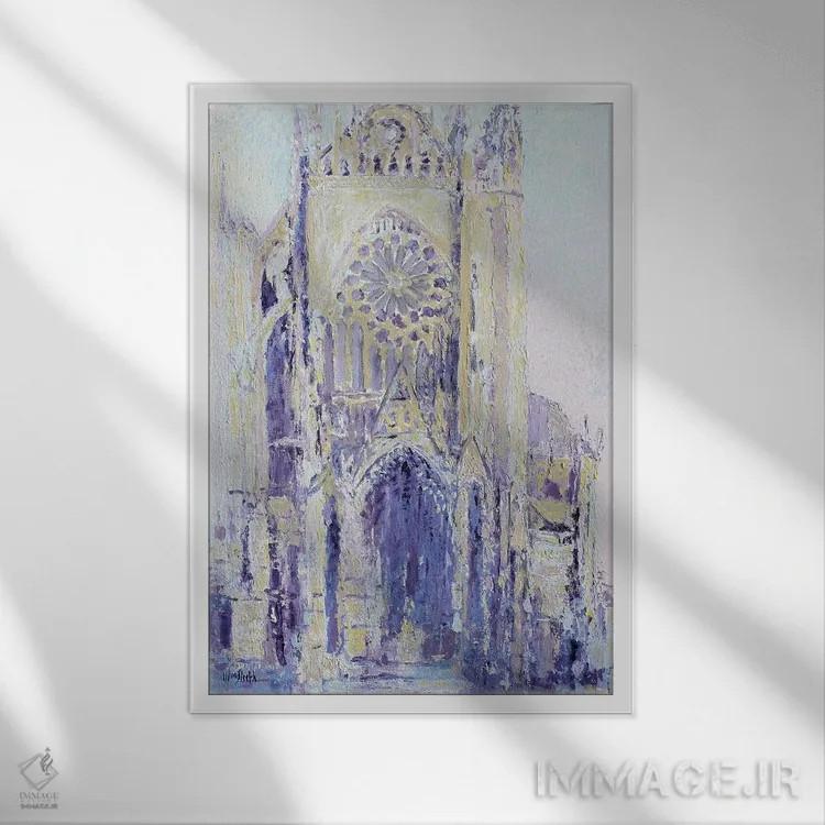 تابلو دکوراتیو کلیسا شماره ۱۱ اثر وین اسلیت - نمای قابدار سفید
