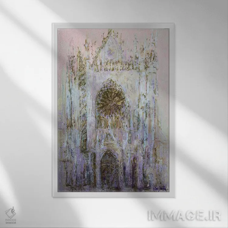 تابلو دکوراتیو کلیسا شماره ۱۵ اثر وین اسلیت - نمای قابدار سفید