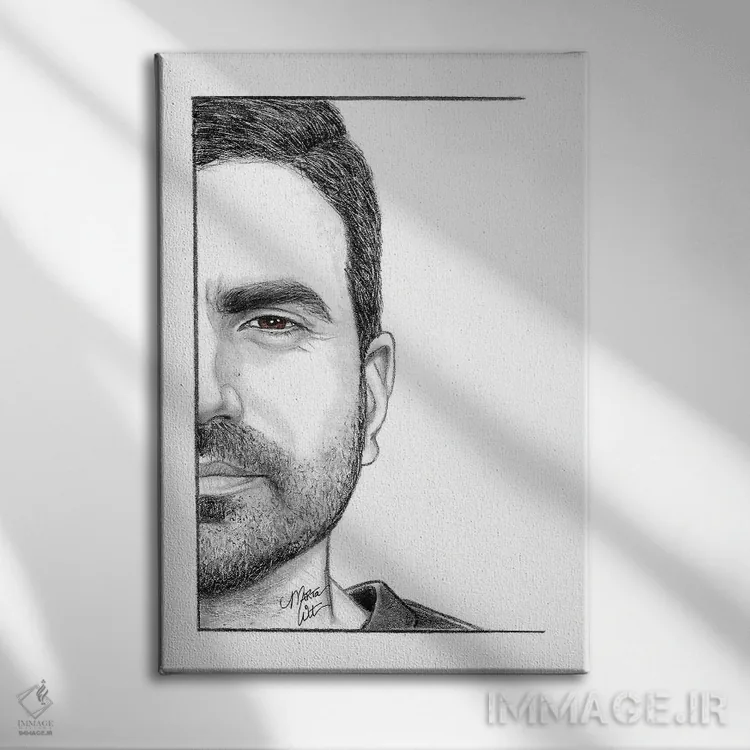 تابلو دکوراتیو روی کنت اثر مارتا ویت - نمای روبهرو روی دیوار