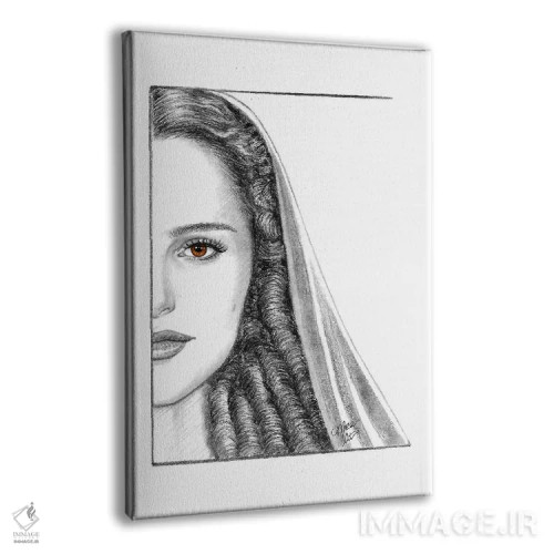 تابلو دکوراتیو پدمه اثر مارتا ویت - نمای پرسپکتیو محصول