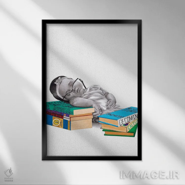 تابلو دکوراتیو رز اثر ویلیام تولیور - نمای قابدار مشکی