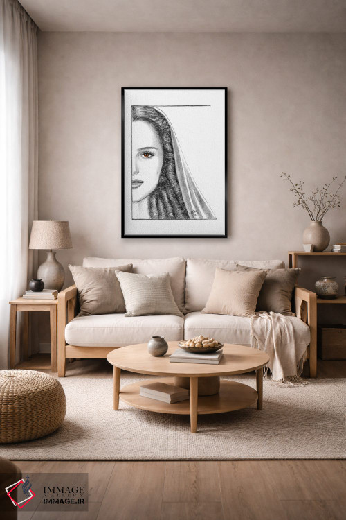 تابلو دکوراتیو پدمه اثر مارتا ویت - D6B