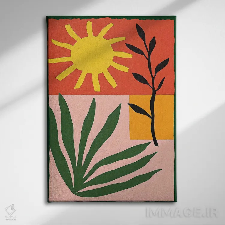 تابلو مدرن سل جسور ۲ اثر والکر نوبل - نمای روبهرو روی دیوار