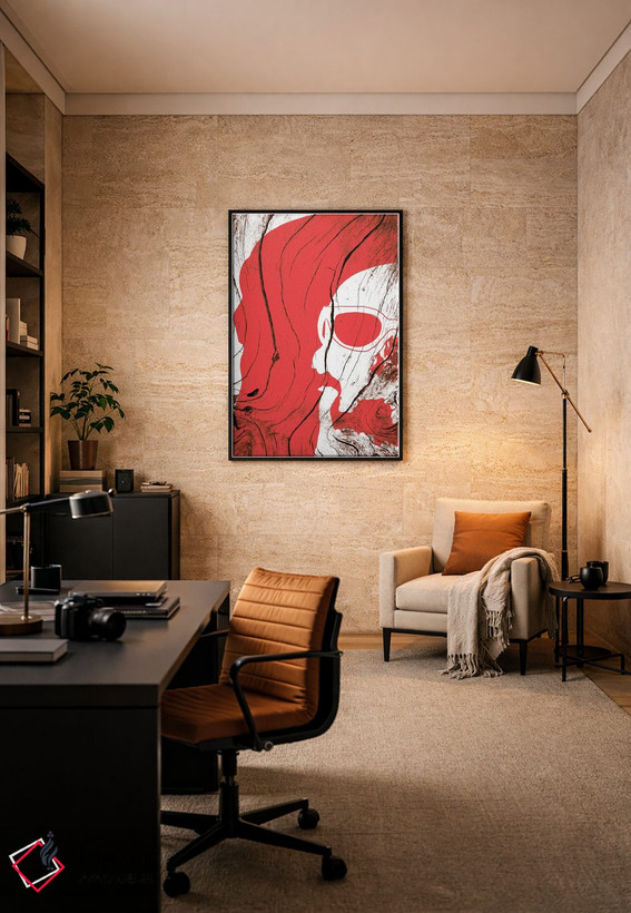 تابلو دکوراتیو روح دیوانه اثر فایو بای فایو کالکتیو - D6B