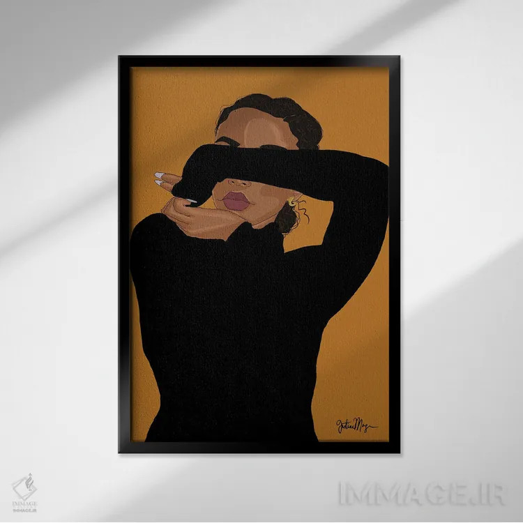 تابلو دکوراتیو Those Feelings Again,اوف، باز هم همان احساسات اثر وینی وستون - نمای قابدار مشکی