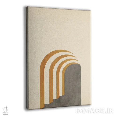 تابلو مینیمال معماری انتزاعی اثر ویلز وی - نمای پرسپکتیو محصول