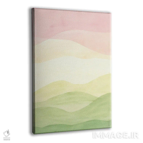 تابلو مینیمال Pastel Pink Sky,منظره انتزاعی با آسمان صورتی پاستلی اثر ویلز وی - نمای پرسپکتیو محصول