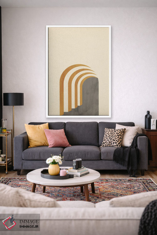 تابلو مینیمال معماری انتزاعی اثر ویلز وی - D1W
