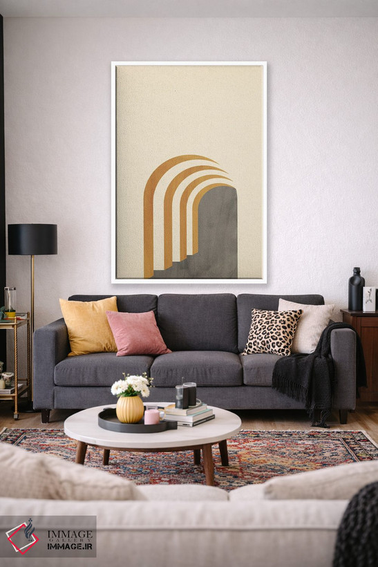 تابلو مینیمال معماری انتزاعی اثر ویلز وی - D1W