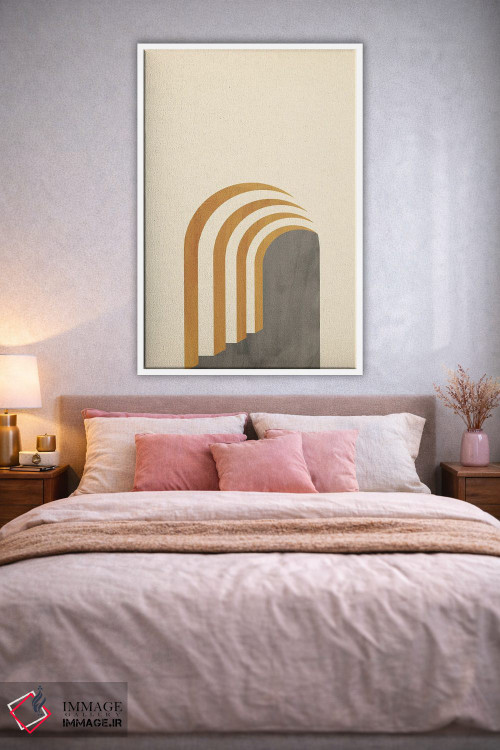 تابلو مینیمال معماری انتزاعی اثر ویلز وی - D2W