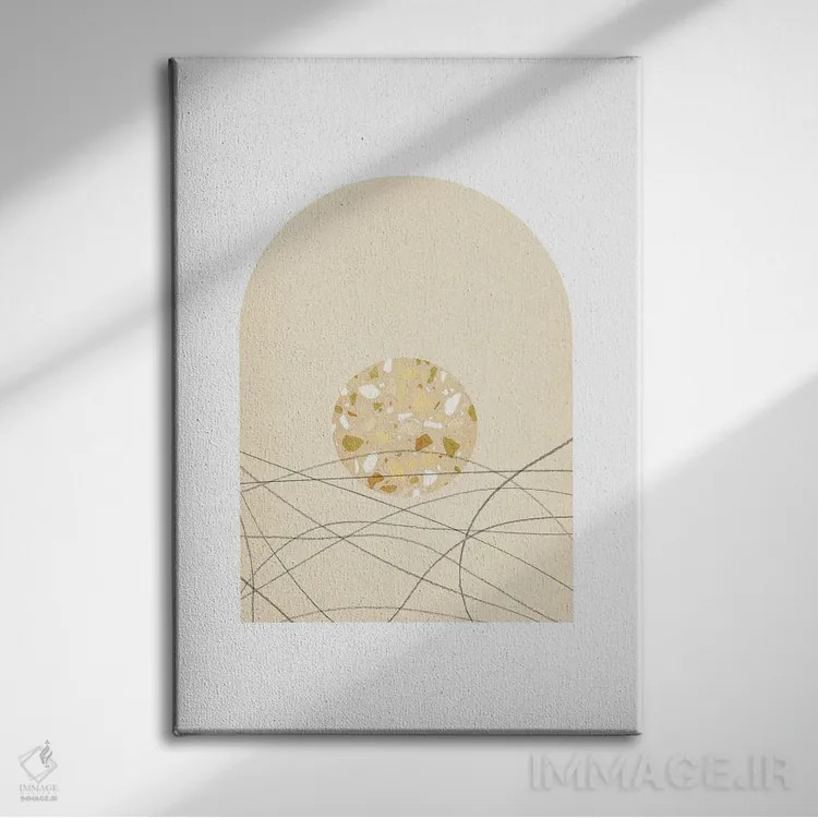 تابلو مینیمال طاق خنثی شماره ۴۹ اثر ویلز وی - نمای روبهرو روی دیوار