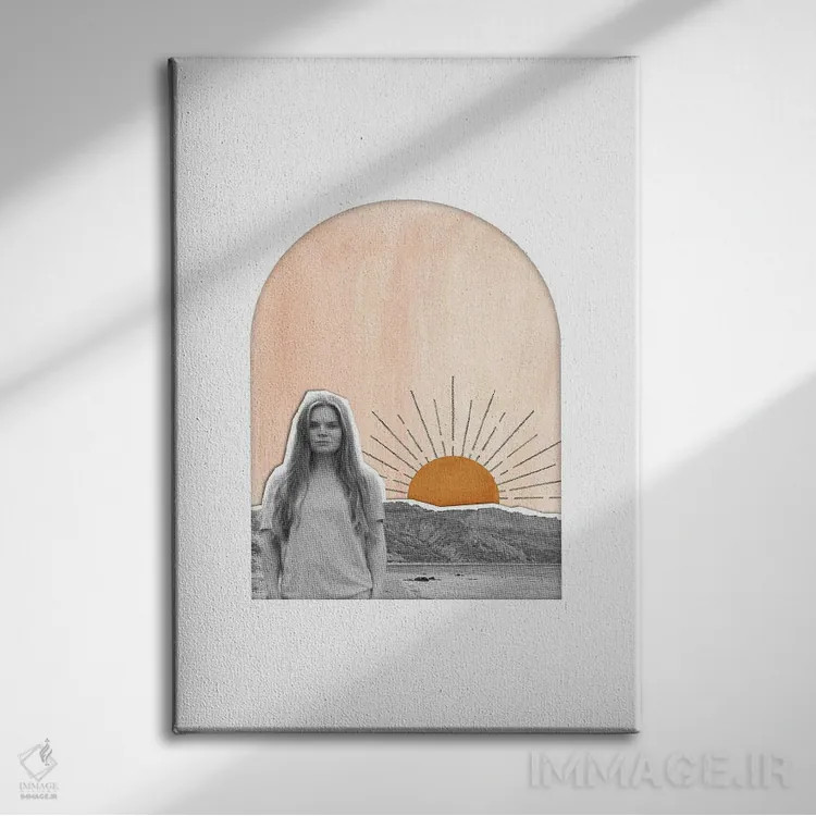 تابلو مینیمال Arch LII,طلوع دهه هفتاد میلادی، طاق شماره ۵۲ اثر ویلز وی - نمای روبهرو روی دیوار