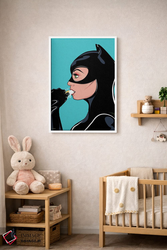 تابلو دکوراتیو دندان های گربه اثر وایات دیزاین - D3W