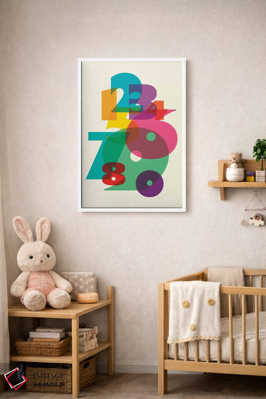تابلو دکوراتیو ۱۲۳ اثر یونی آلتر - D3W