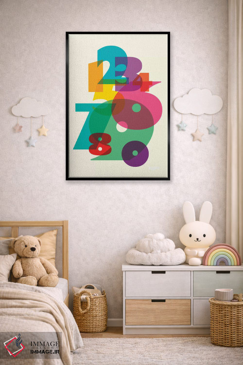 تابلو دکوراتیو ۱۲۳ اثر یونی آلتر - D5B