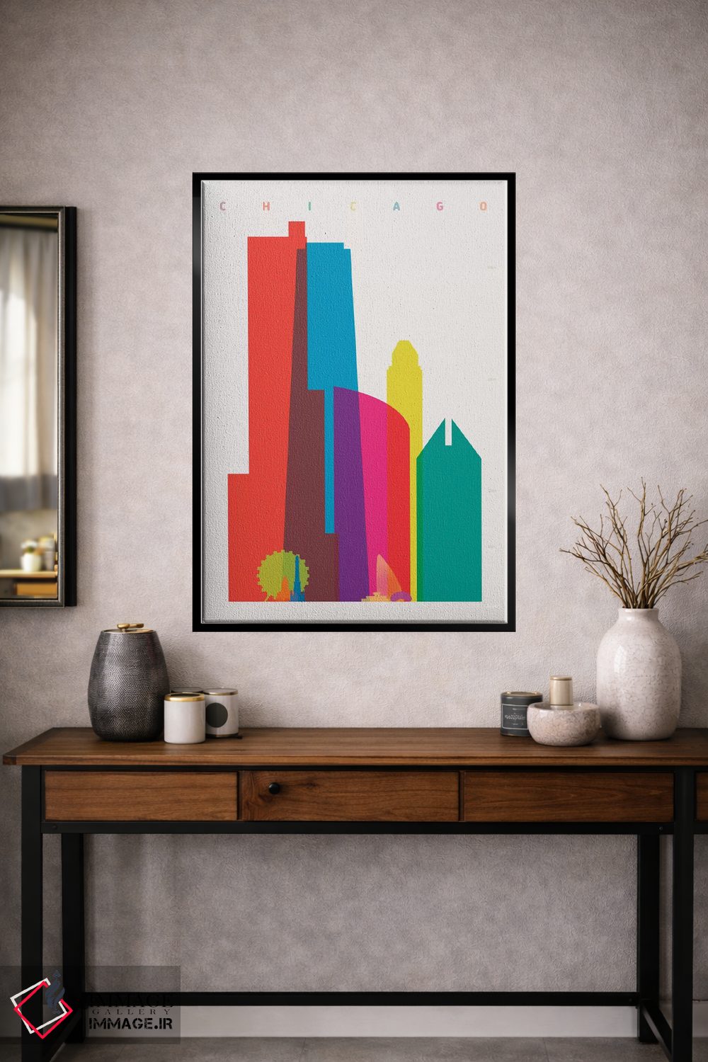 تابلو دکوراتیو شیکاگو اثر یونی آلتر - D3B